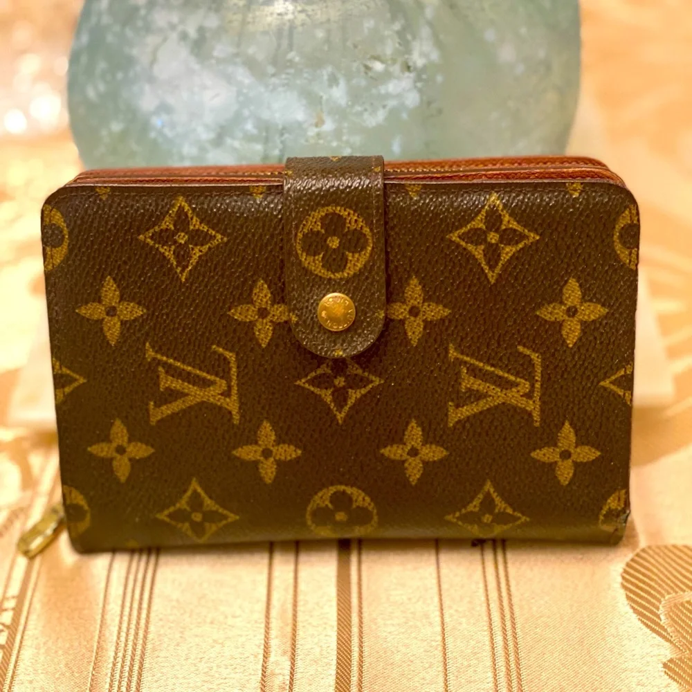 Louis Vuitton coated canvas monogram wallet